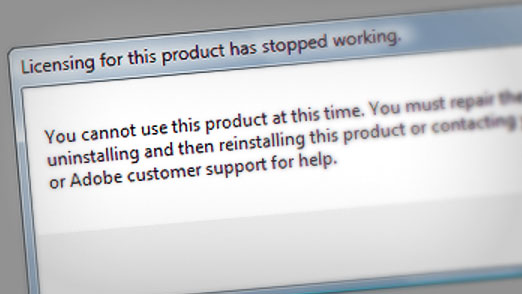 How To Fix CS3 Licensing Has Stopped Working