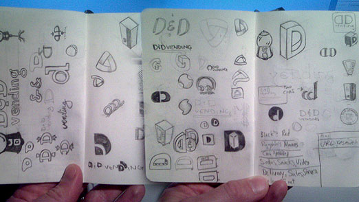 D&D Vending Moleskine Sketches 