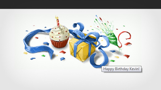 Birthday Doodle from Google