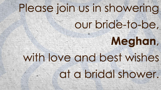 Meghan's Invitation Detail 1